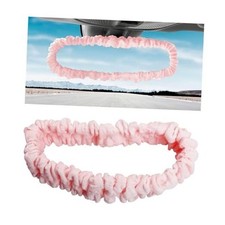 Car Rearview Mirror Cover, Elastic Comfortable Vehicle Rear View Pink