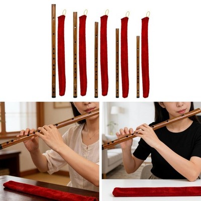 Bambusflöte mit Samtbeutel chinesisches Instrument Musikinstrument für Show