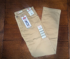 Wrangler Men's 34x32 Straight FitPants Stretch Sandlewood Five Star Comfort Flex