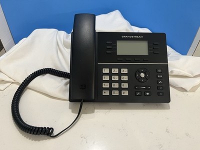 Grandstream GXP1760 IP Office Phone w/ Handset & Stand With Power Cord