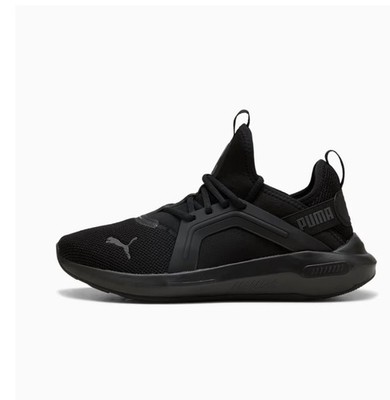 PUMA Softride Enzo Black Mesh Lace Up Men's Athletic Sneakers Running Shoes