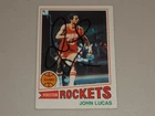 1977-78 Topps Basketball IP Autograph Auto #58 John Lucas Rookie RC