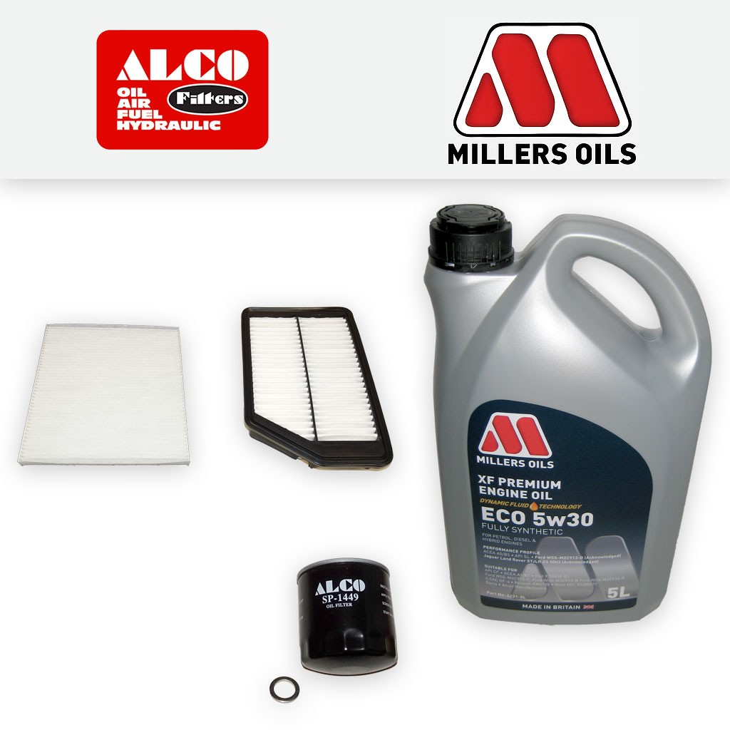 SERVICE KIT for HYUNDAI I40 1.6 2.0 OIL AIR CABIN FILTER +API SL, CF OIL (12-19)
