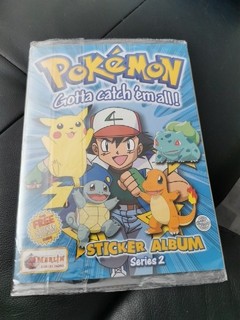Merlin Pokemon Sticker Album Series 2 Empty Factory Sealed New