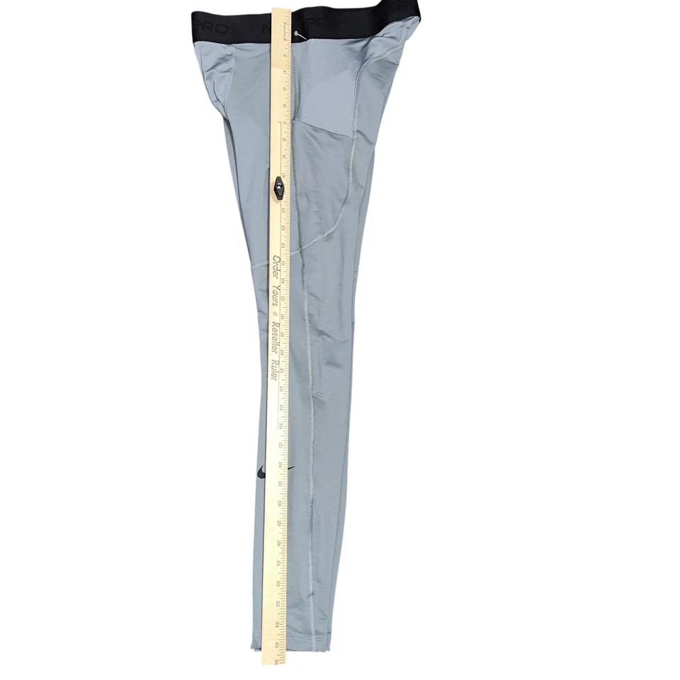 Nike Pro Warm Training Tights Men's Medium M Grey FB7961-084 NWT - Thermal - Image 2 of 4