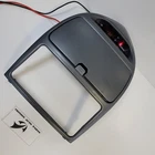 2000-2005 Toyota Celica Radio Bezel Trim w/Storage & Digital Clock Gray OEM