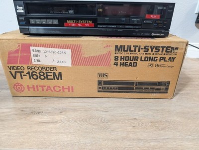 HITACHI VT-168EM Video Recorder VHS Multi-System Made In Japan for