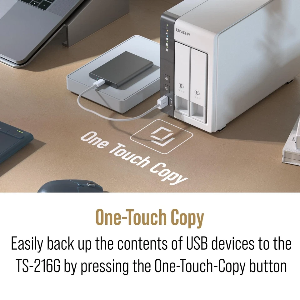 TS-216G-US - The Most Affordable 2-Bay 2.5GbE Desktop NAS, Equipped with ARM ... - Image 3 of 4