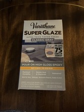 Varathane Super Glaze Pour-On Epoxy Quart High Gloss – Classic Gray