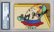 SPONGEBOB SQUAREPANTS MRS PUFF PHOTOGRAPH SIGNED MARY JO CATLETT PSA DNA COA
