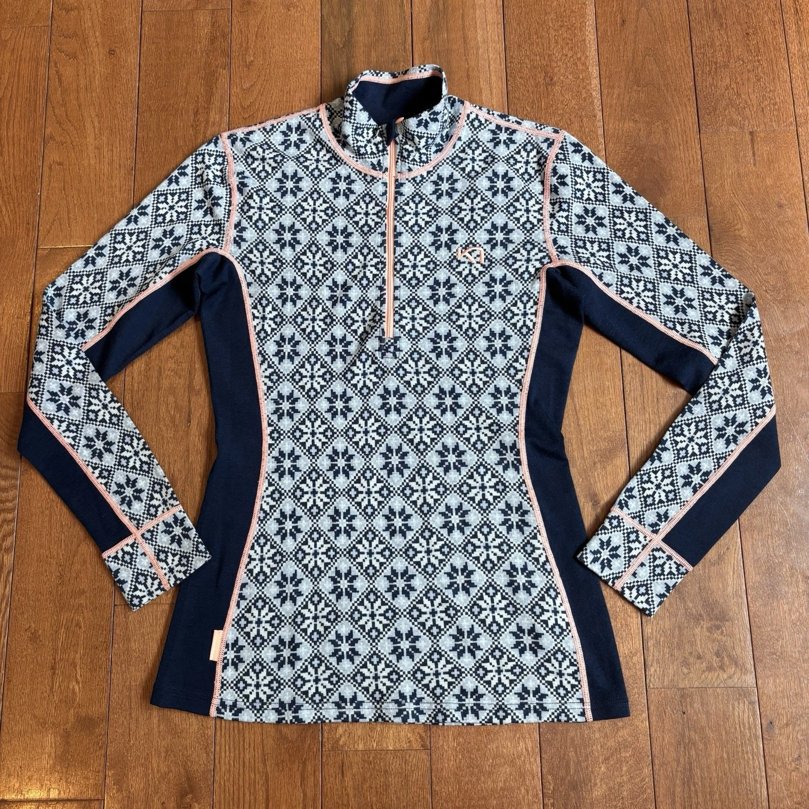 NWOT Womens Kari Traa 100% Merino Wool Rose 1/2 Base Layer Top Nordic Blue sz L
Opens in a new windo