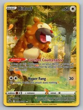 Bidoof GG29/GG70 Holo Trainer Gallery Rare Crown Zenith Galarian Gallery Pokemon on eBay