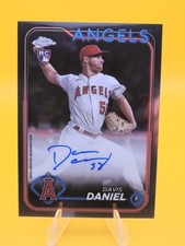 2024 Topps Chrome Rookie Autographs-Davis Daniel Angels RA-DD MLB On Card Auto. rookie card picture