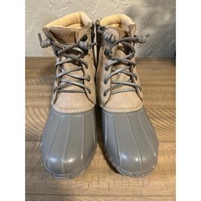 Nautical Women’s Sea Ripple Rain Duck Boots Size 9