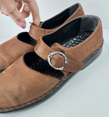 Josef Seibel Air Massage Mary Jane Ring-Buckle Shoes EU 40 US 9-9.5 Brown - Picture 16 of 22