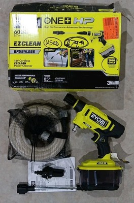 #ad RYOBI 18V Brushless 600 PSI 0.7GPM Cordless Power Cleaner Tool Only Used $67.99