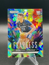 2024-25 Panini Prizm Draft Picks - Fearless Donovan Clingan #23 Ice Prizm (RC)