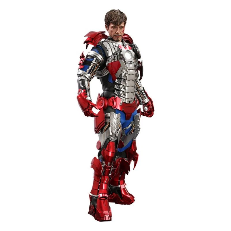 HOT TOYS Iron Man 2 figurine Movie Masterpiece 1/6 Tony Stark (Mark V Suit U... - Photo 1/1