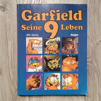 Garfield Seine 9 Leben (Nine Lives German Version) Jim Davis Dark Style Graphic