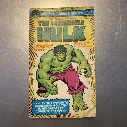 1978 Stan Lee Presents The Incredible Hulk Marvel Vintage Paperback