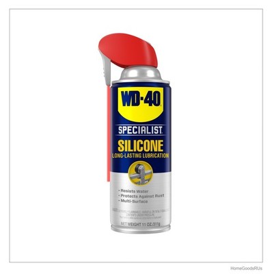 6 Pack Silicone Lubricant Spray 11 Oz Water Resistant Multi-Surface For Cables