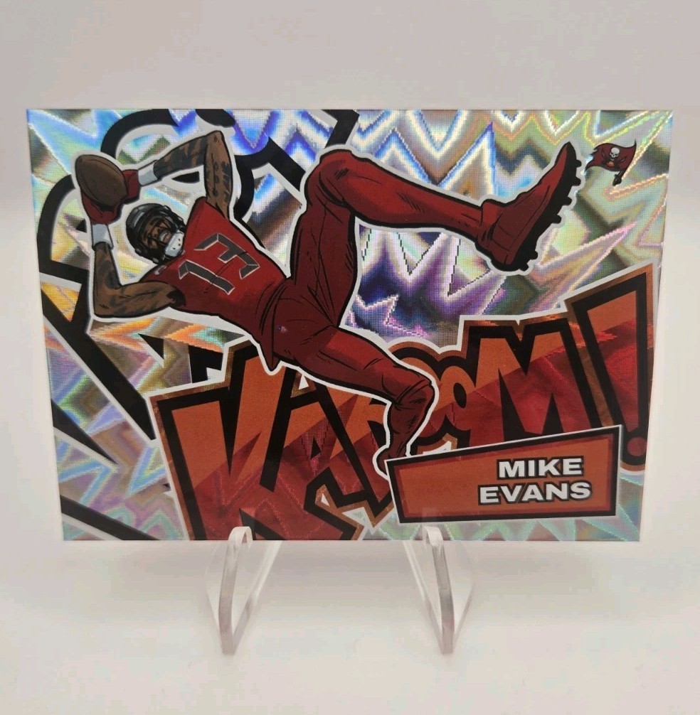 2025 Panini Absolute Football Kaboom Case Hit Mike Evans Tampa Bay Bucs #12