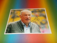 Eduard Geyer GDR Energie Cottbus signed autograph on 20x28 photo