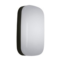 LED Wandlampe Schwarz Weiß IP65 19,5 Cm Hoch AußEn Leuchte Feuchtraum HaustüR