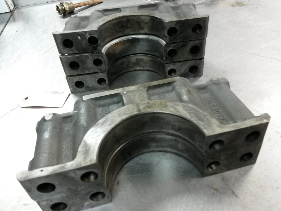 Tapas principales bloque motor para 01-03 Ford F-350 Super Duty 7.3 1820631C2 Power Stok Foto 4 de 4