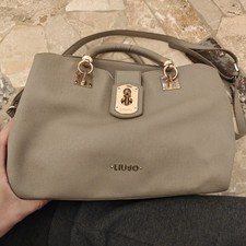 ​Borsa LIU JO Bauletto Grigio Saffiano con Tracolla - Originale - Donna