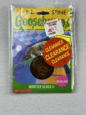 Vintage Goosebumps Monster Blood II (2) 3D Necklace Pendant New and Sealed 90s