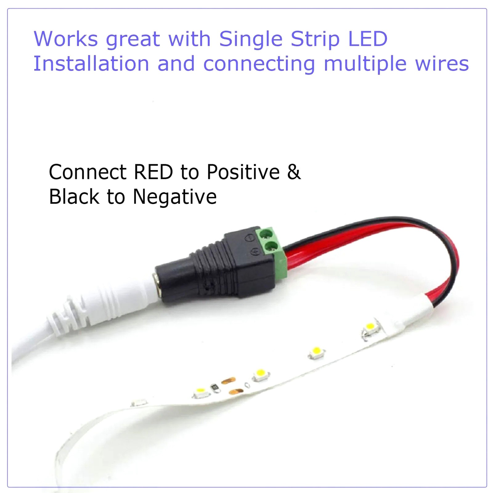 5 Pairs 10pcs Male & Female 5.5mm x 2.1mm DC Power Connector Jack Plug 12V 24V