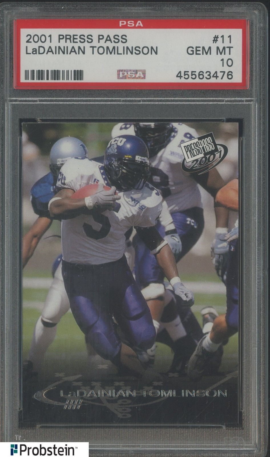 LaDainian Tomlinson Press Pass #11 Base