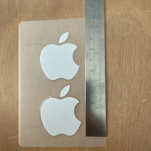 Genuine Apple Stickers - White