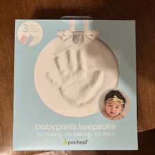 PEARHEAD BABYPRINTS KEEPSAKE PRINT MAKING SET-NIB NO mixing/baking/mess
