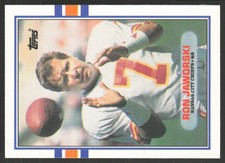 1989 Topps Traded #40T Ron Jaworski Kansas City Chiefs (C4)