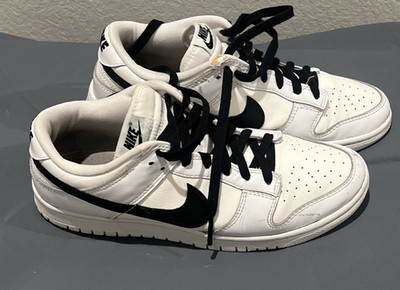 Nike Dunk Low  reverse Panda Men's Athletic Shoes White Black low top 8.5 mens
