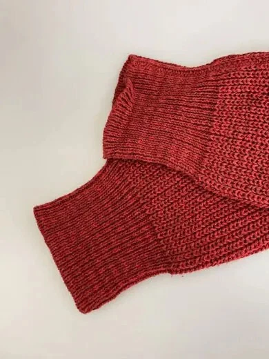 RRL/Shawl Collar Cardigan/Lightweight Cardigan/M/Linen/Silk/Cotton/Red/Solid - Image 4 of 4