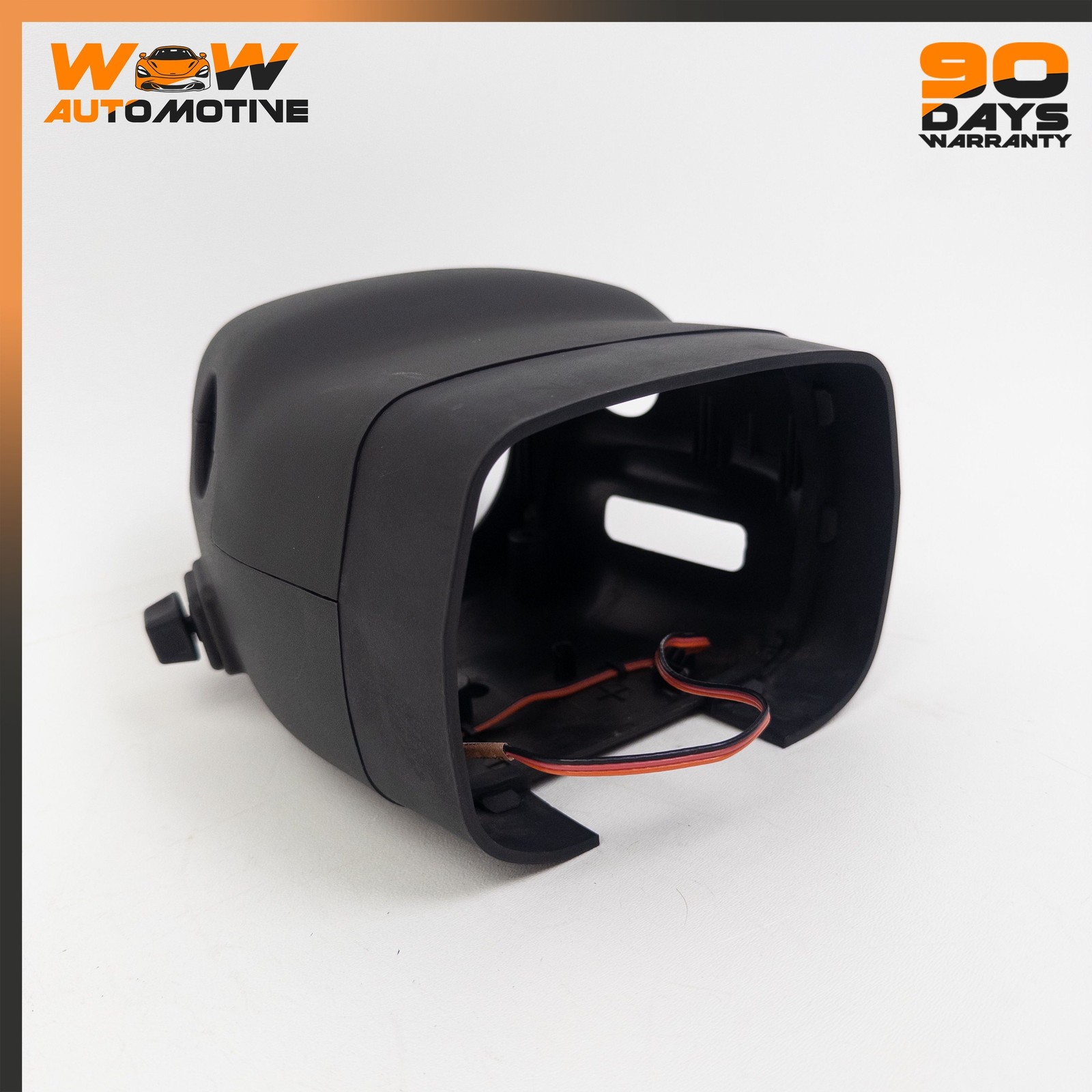06-13 CHEVROLET CORVETTE C6 STEERING WHEEL COLUMN SHROUD COVER BLACK OEM