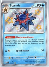 Starmie Holo Shiny Rare SV: Paldean Fates 119/091 NM