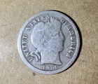 1914 D Barber Dime X114