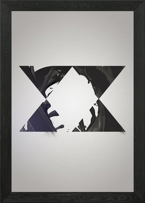 Digitale Collage gerahmtes Wandbild Poster Leinwanddruck Bild