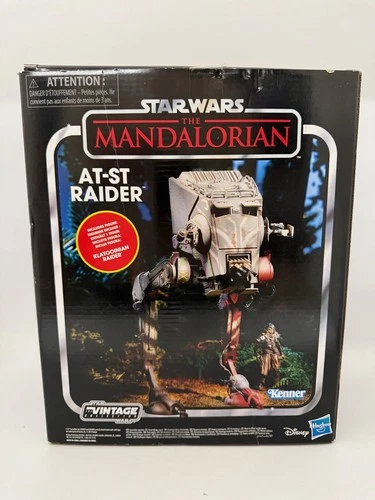 Hasbro Star Wars Vintage Collection Mandalorian AT-ST Raider Figure Vehicle New