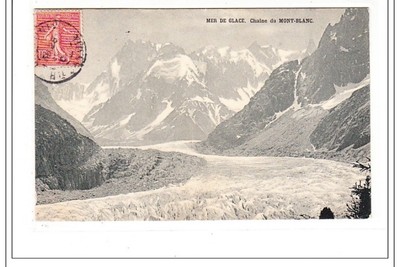MONT-BLANC: Eismeer (sehr dickes Papier) - sehr guter Zustand