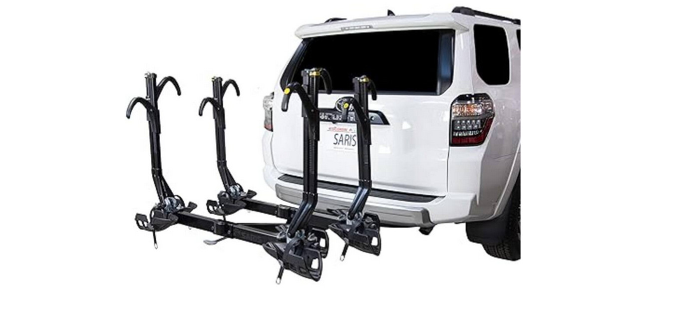 Saris - Superclamp EX 4 Bike Hitch Rack, Hitch Bike Rack Transport System with 2