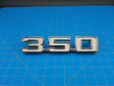 Vintage Chevrolet Chevy 350 Fender Emblem Badge Oem 3962949 Sbc V8 Metal Classic
