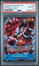 Monkey.D.Luffy (118) (Alternate Art) OP11-118 A Fist of Divine