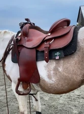 Experience Leather reining saddle