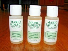 3 Mario Badescu Skin Care GLYCOLIC FOAMING CLEANSER 1 fl oz / 29ml ea NEW
