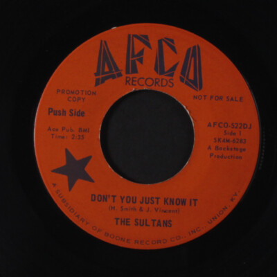 Sultans: Don'T You Nur Know It / She Loves Me Afco Records 7 '' Einzel 45 RPM